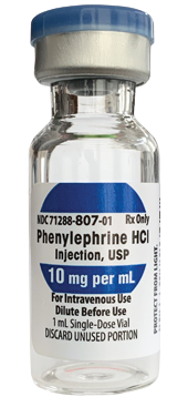 Phenylephrine Hydrochloride Injection, USP 10 mg per 1 mL